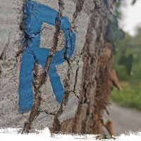 Wegzeichen-Rheinauenweg Wegzeichen-Rheinauenweg